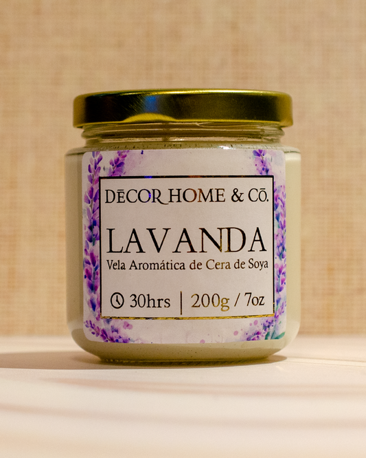 Lavanda 🌿 Vela Aromática