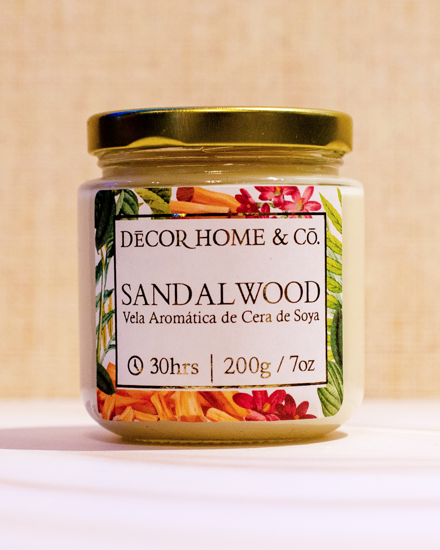 Sandalwood 🍂 Vela Aromática